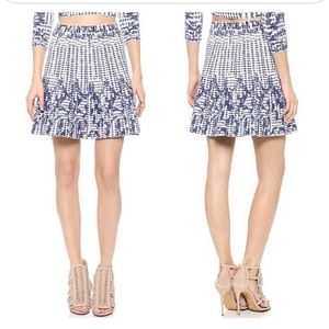 BCBG Peyton Croc-Jacquard Skirt W/Tag